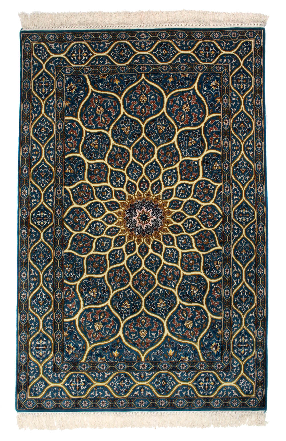 WEDS-70　イスファハン産ペルシャ絨毯　172×113cm　
