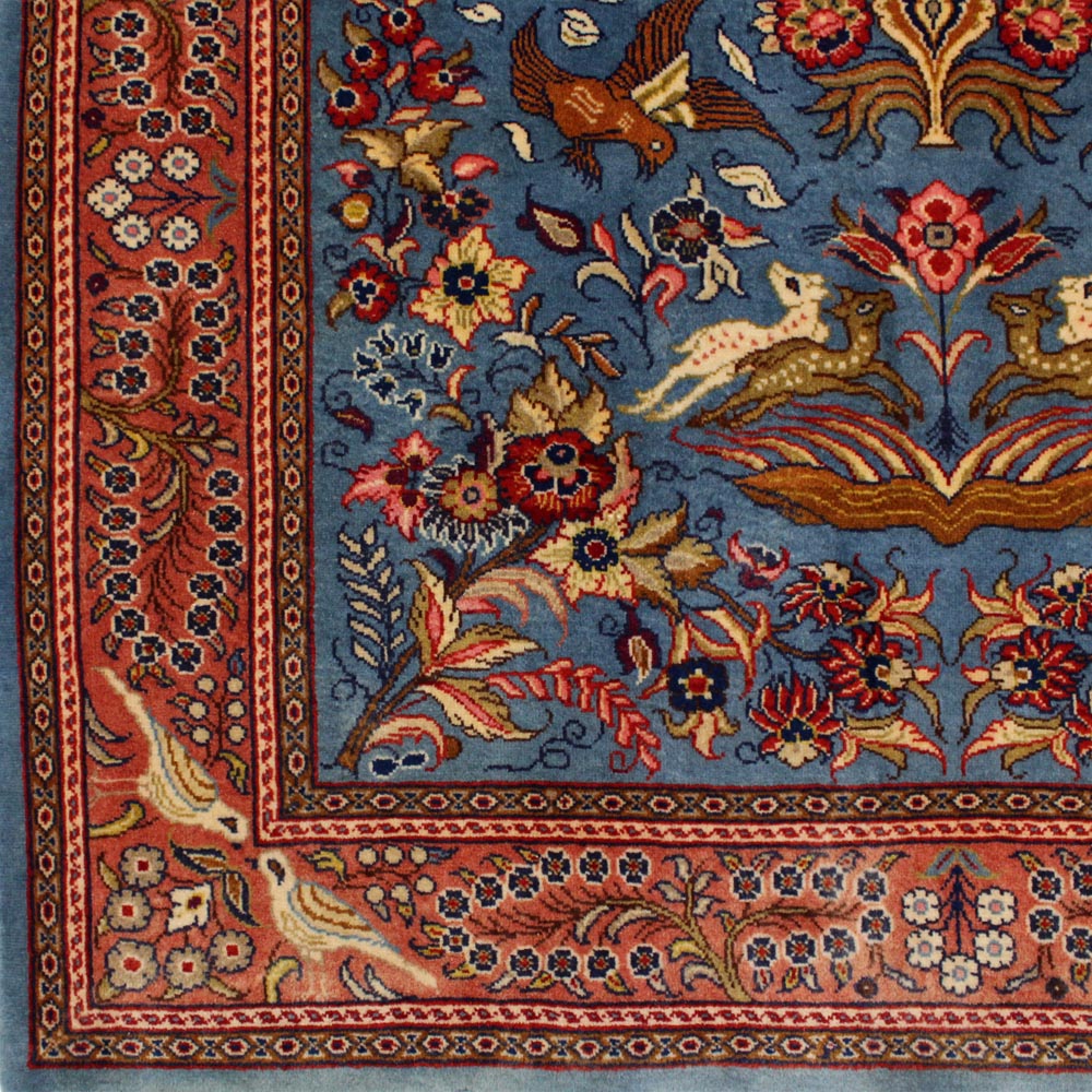 ペルシャ絨毯 高品質 オールドビジャー産4653-