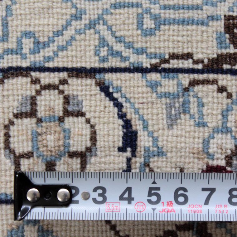 WNES-163　ナイン産ペルシャ絨毯　253×157cm