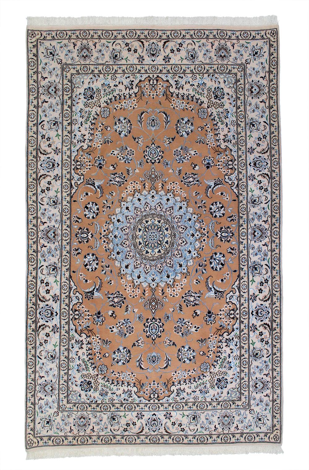 WNES-162　ナイン産ペルシャ絨毯　260×160cm