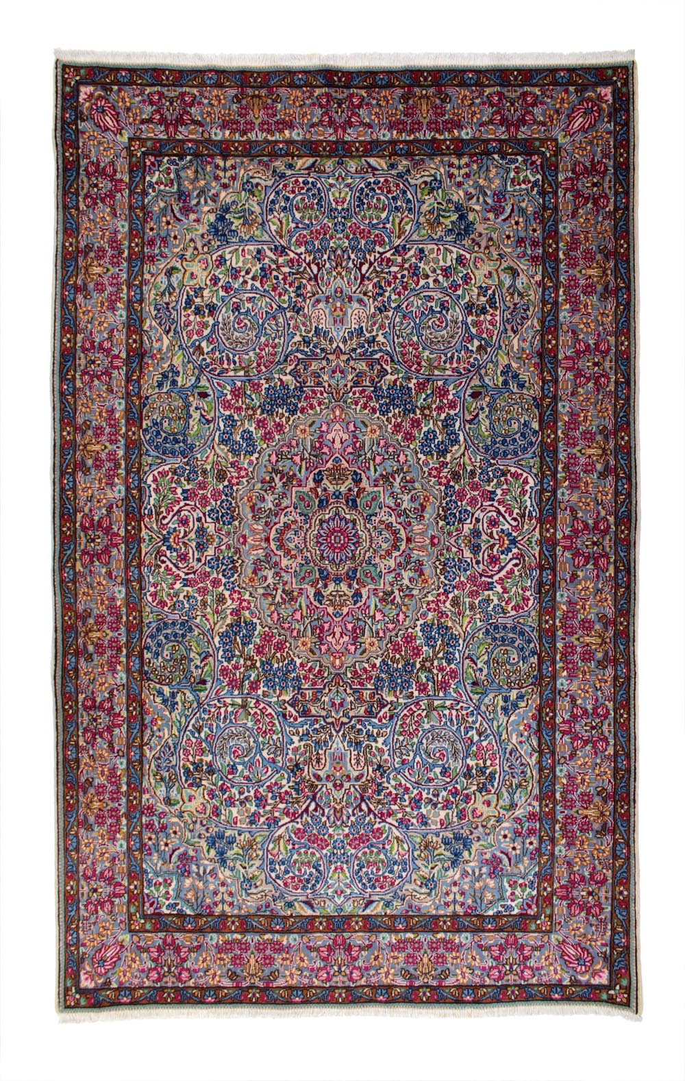 WKES-20　ケルマン産ペルシャ絨毯　273×172cm