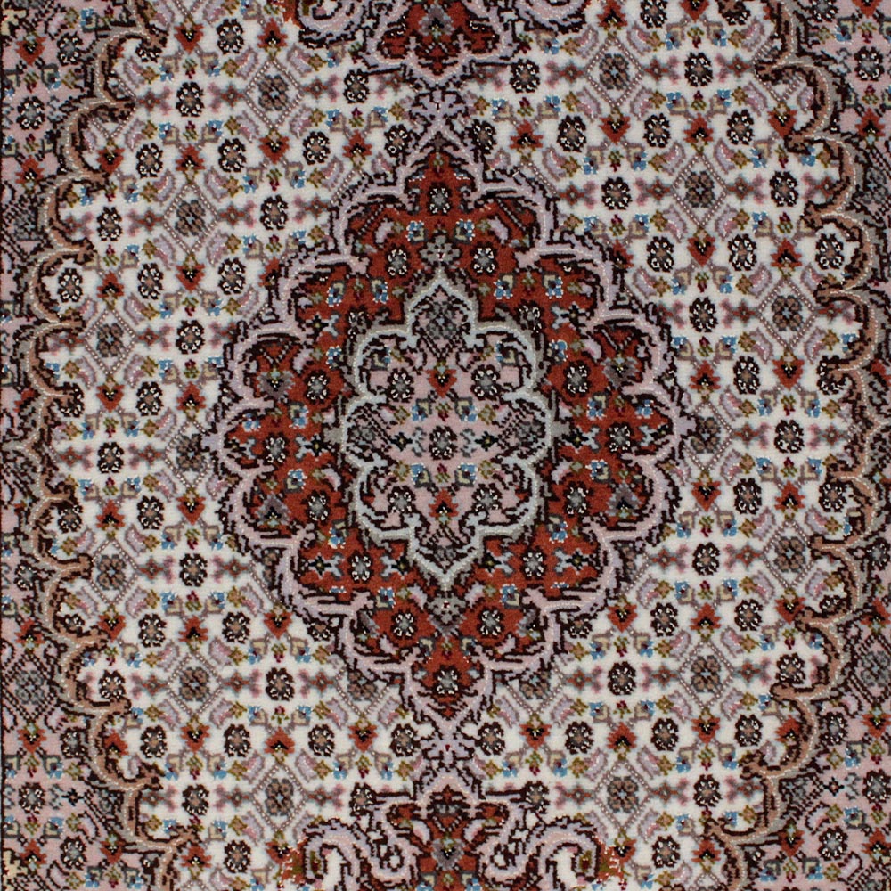 WTAS-40　タブリーズ産ペルシャ絨毯　90×63cm