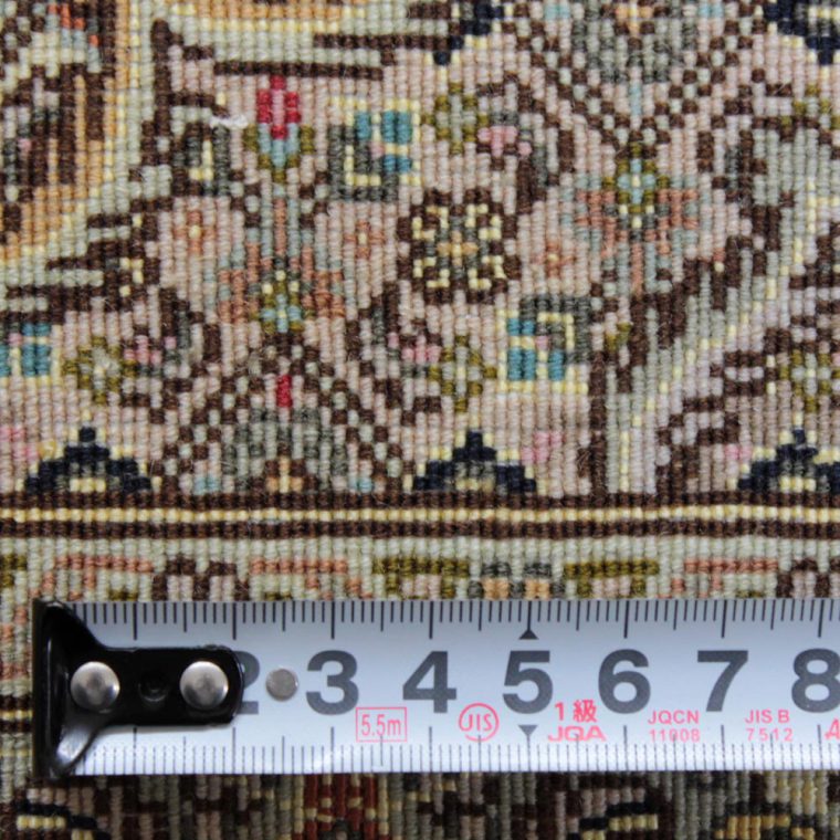 WTAS-39　タブリーズ産ペルシャ絨毯　100×59cm