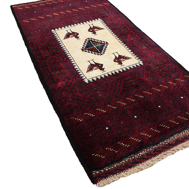 WZDS-56　バルーチ産ペルシャ絨毯　200×100cm