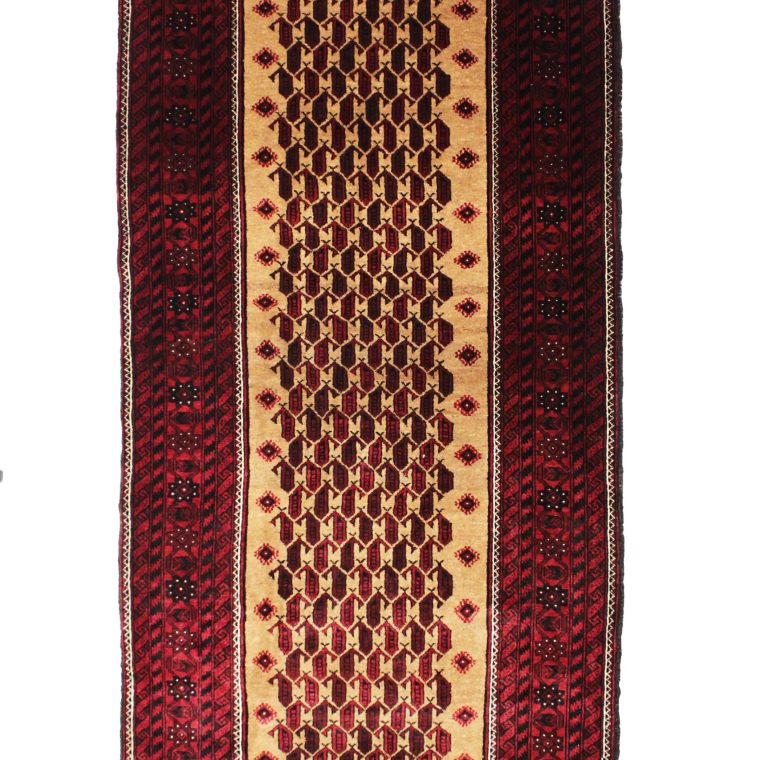 WZDS-69　バルーチ産ペルシャ絨毯　210×106