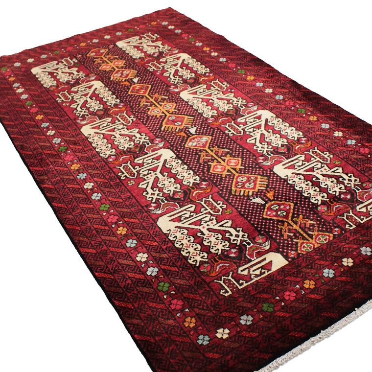 WZDS-71　バルーチ産ペルシャ絨毯　185×120cm