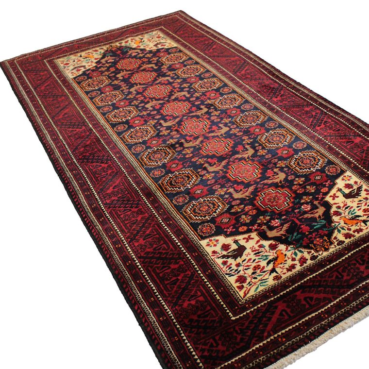 WZDS-72　バルーチ産ペルシャ絨毯　205×105cm