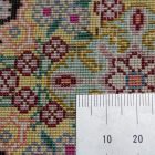 SQAS-607　クム産ペルシャ絨毯　43×30cm