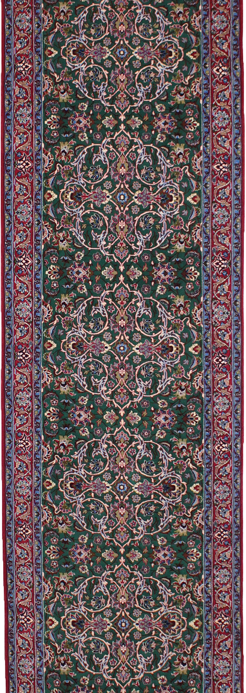 WEIS-11　イスファハン産ペルシャ絨毯　廊下敷　350×86cm