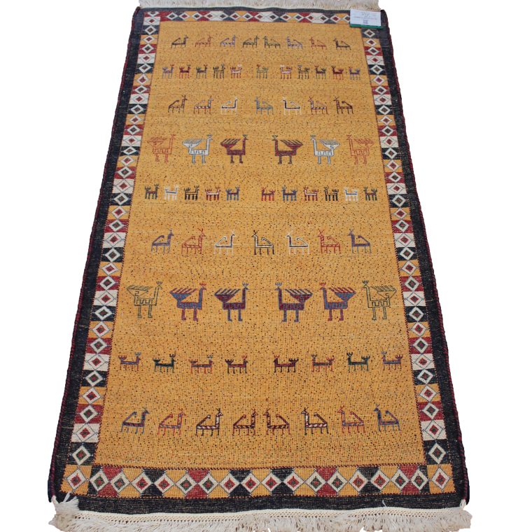K-158 ギャッベ 194×98cm｜ギャッベ｜ペルシャ絨毯のイスファハンカーペット｜高級ペルシャ絨毯、キリム、ギャッベ 、アンティーク絨毯の通販、買取・下取