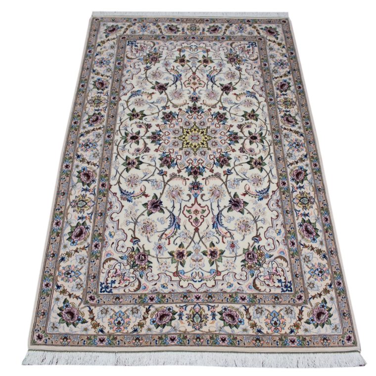 WNDS-118　ナイン産ペルシャ絨毯　208×132cm
