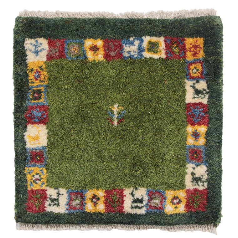 ギャッベ　2枚　40x40 ペルシャ手織りギャッベ 約40×40cm 2枚セット – Persiadirect