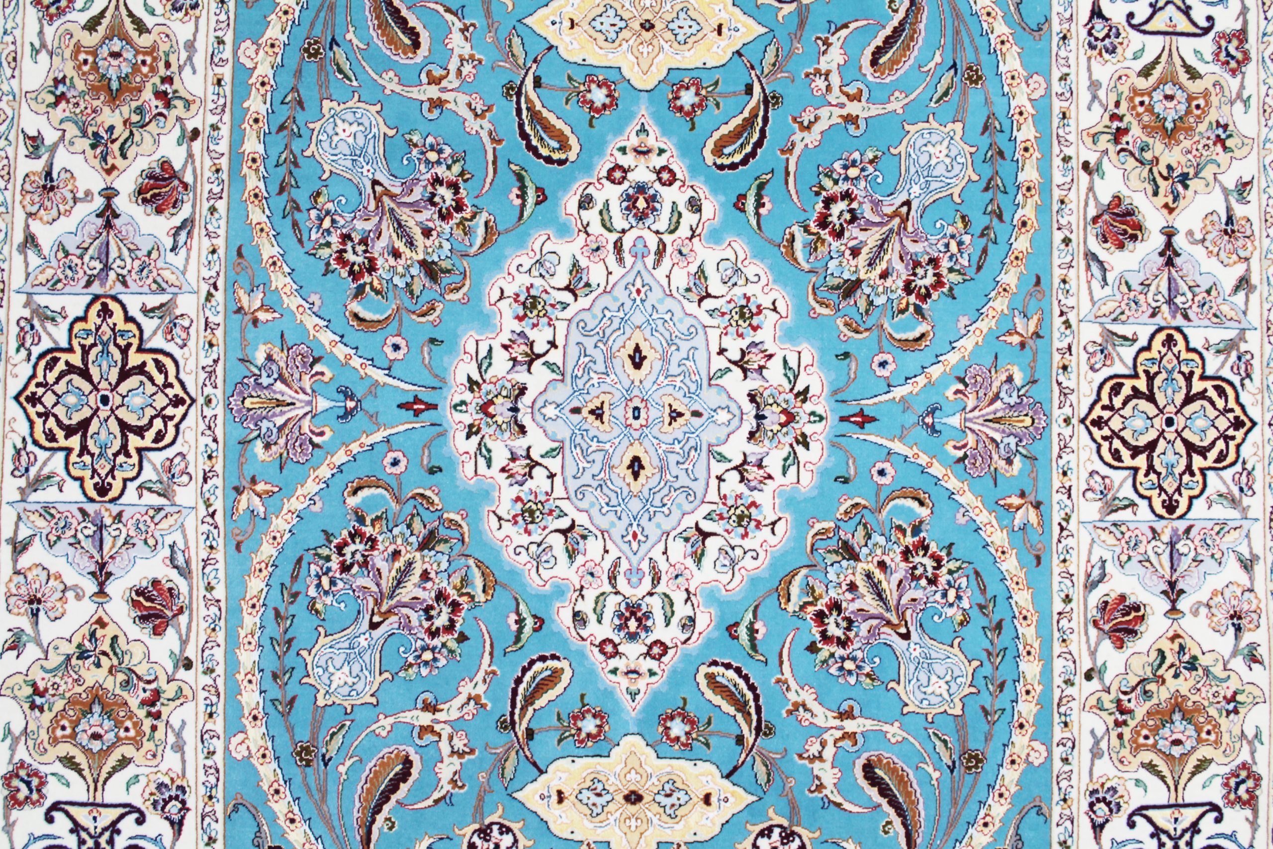 WEDS-92　イスファハン産ペルシャ絨毯　200×125cm