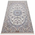 WNDS-128　ナイン産ペルシャ絨毯　210×133cm