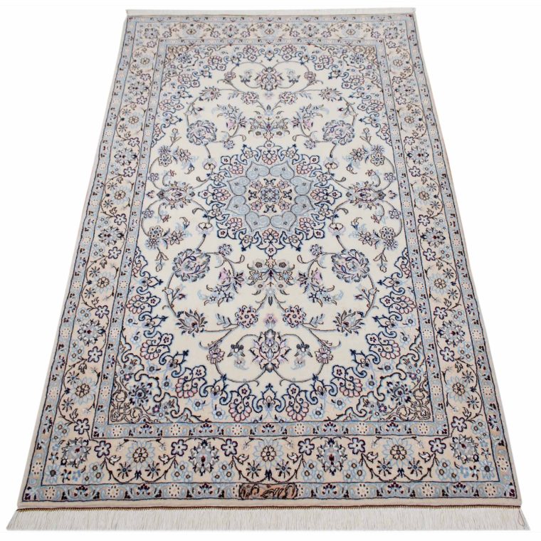 WNDS-128　ナイン産ペルシャ絨毯　210×133cm