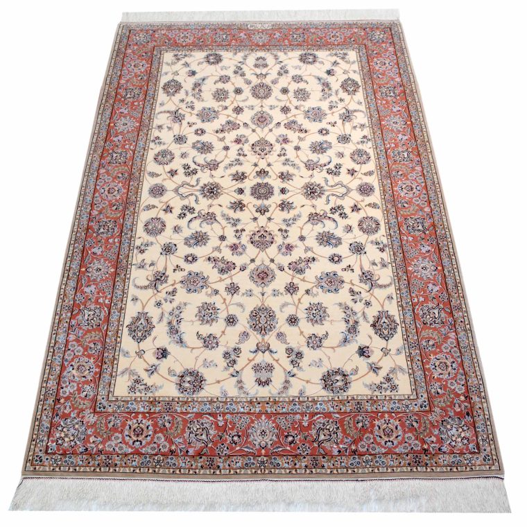 WNDS-93　ナイン産ペルシャ絨毯　205×130cm