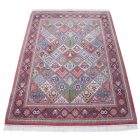 WQDS-8　クム産ペルシャ絨毯　213×150cm