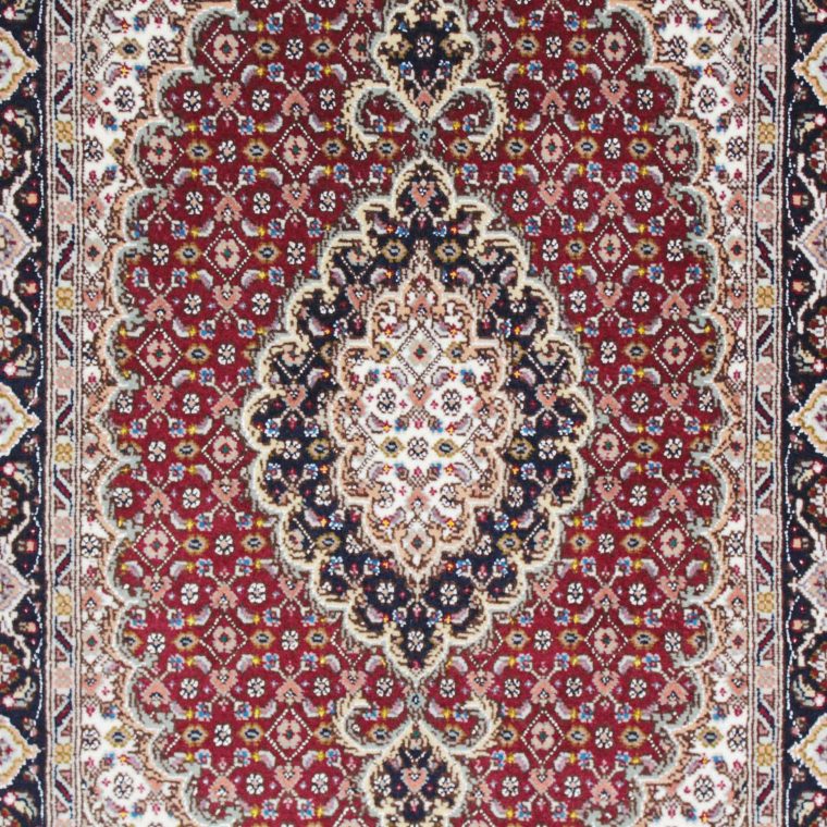 WTAS-66　タブリーズ産　ピロジヤン工房　ペルシャ絨毯　95×63cm