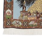 WTAS-31　タブリーズ産ペルシャ絨毯　97×71cm