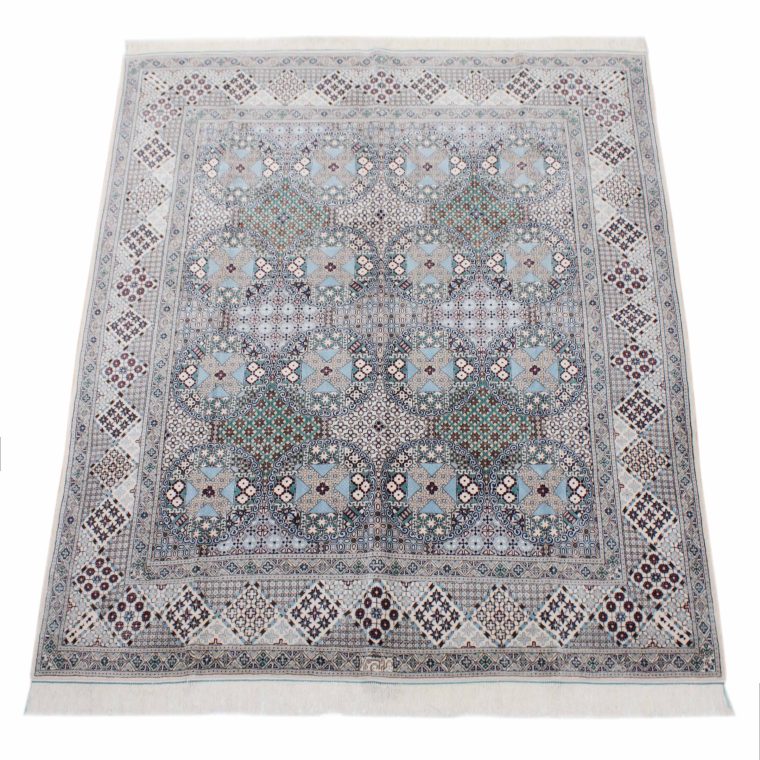WNES-155　ナイン産ペルシャ絨毯　235×200cm