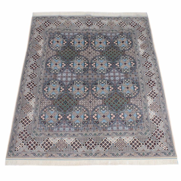 WNES-155　ナイン産ペルシャ絨毯　235×200cm