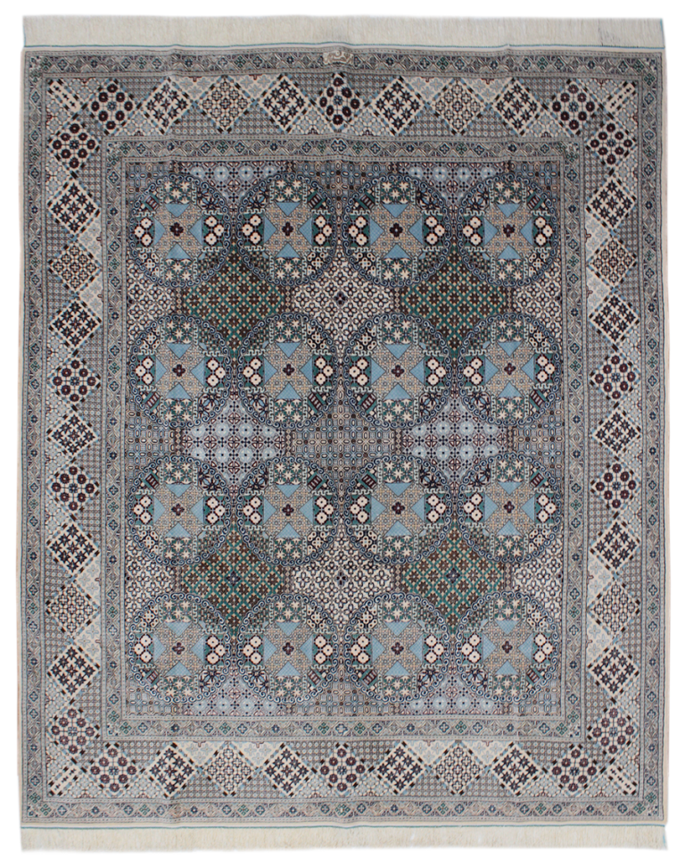WNES-155　ナイン産ペルシャ絨毯　235×200cm
