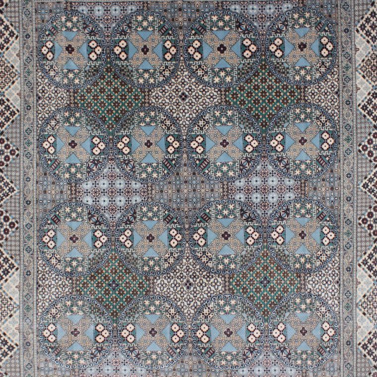 WNES-155　ナイン産ペルシャ絨毯　235×200cm