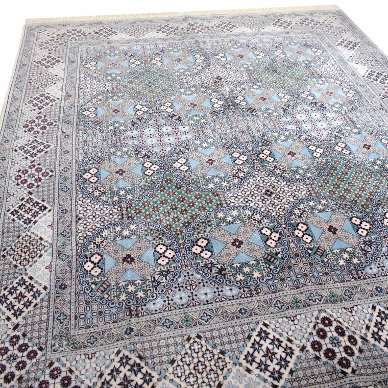 WNES-155　ナイン産ペルシャ絨毯　235×200cm