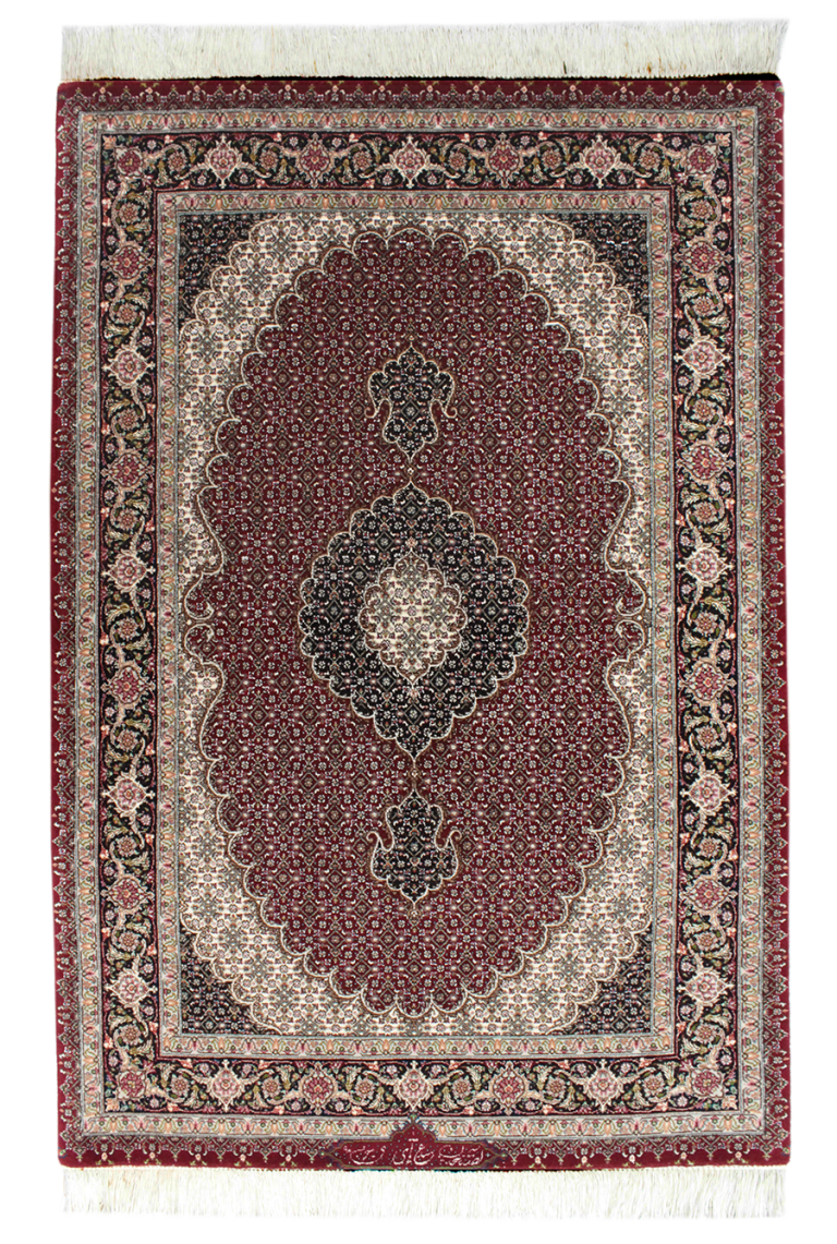 WTCS-11　タブリーズ産ペルシャ絨毯　155×105cm