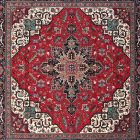 WTMQ-3　タブリーズ産ペルシャ絨毯　212×204cm