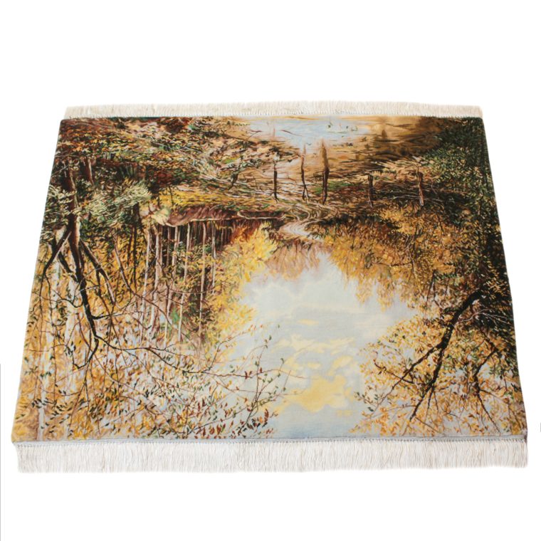 WTMZ-262　タブリーズ産ペルシャ絨毯　114×84cm