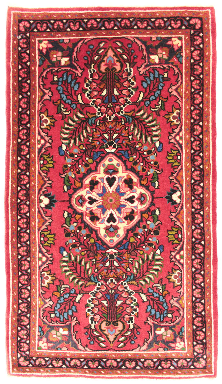 WSBS-10　カシャーン産ペルシャ絨毯　135×78cm