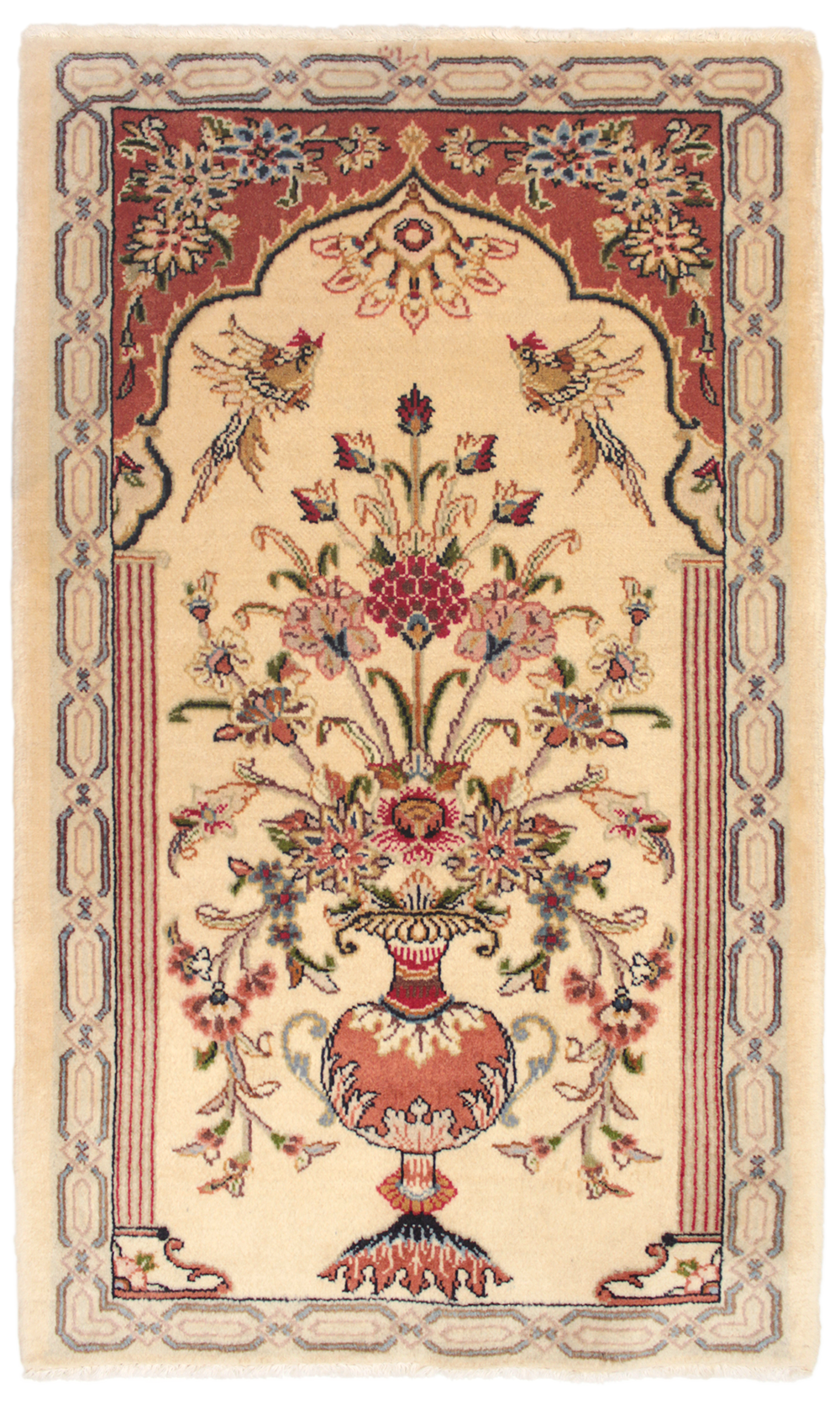 WSBS-9 カシャーン産ペルシャ絨毯 120×72cm